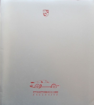 Porsche 911 Exclusive 1986 Carbrochure with pricelist (5993)